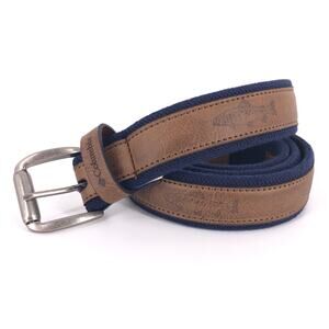 Columbia fish trout Comfort Stretch Casual belt navy blue XL